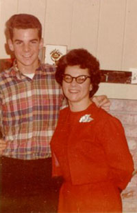 James Lacy and his Mother